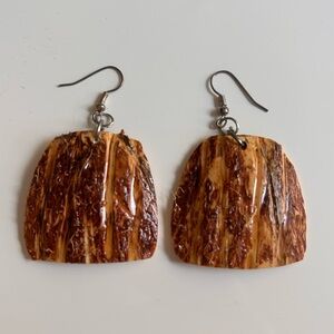 Coconut earrings